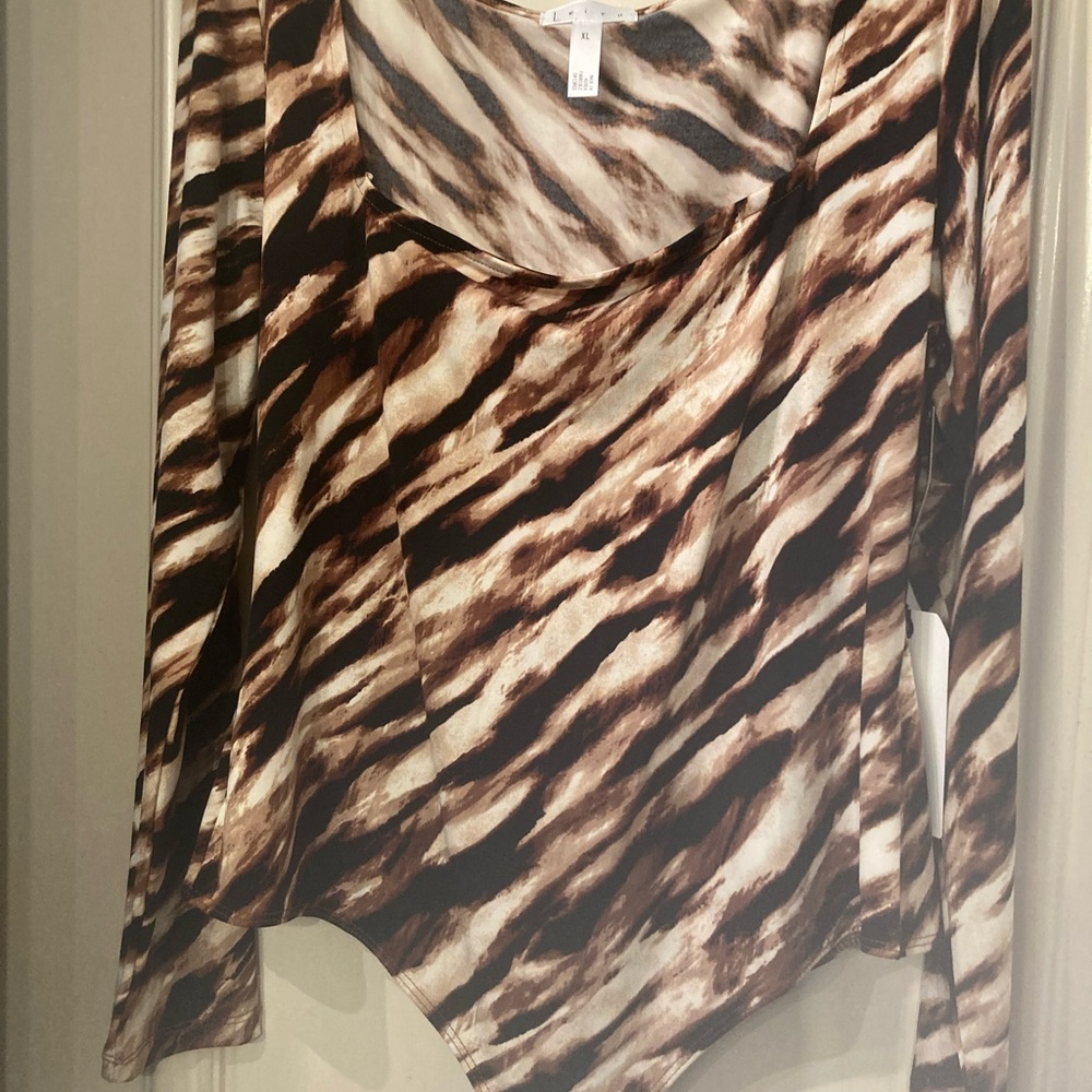 NWT Leith animal print bodysuit, size XL